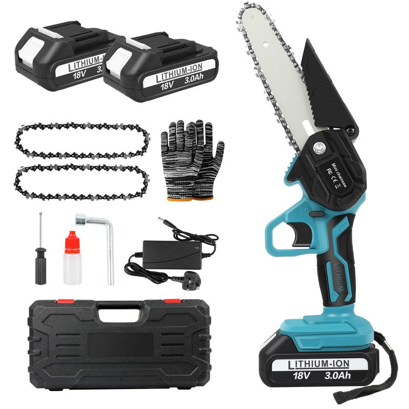 Cordless Electric Chainsaw (2 FREE Batteries)